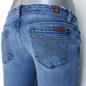 7FAM Size 8/29 Flynt Bootcut Jeans